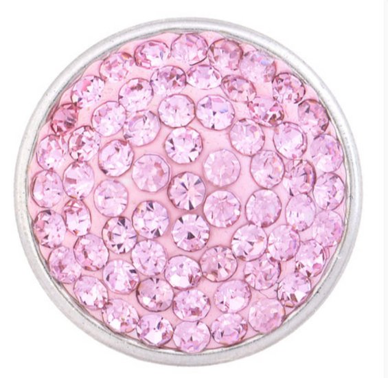 (image for) Snap Jewelry Crystal - Solid Light Pink - Click Image to Close