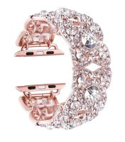 (image for) Rose Gold Apple CZ Stretch Band 38mm 40mm 41mm