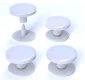 (image for) 4 pack Beach Bag Replacement Rivet Buttons White for Handle Strap Compatible with Bogg Bags & Our Bags