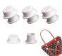 (image for) 4pack Purse & Beach Bag Replacement Screw Rivet for Handle Strap Compatible with Simply Southern & Our Bags