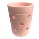 (image for) Light Pink Beach Bag Can & Water Bottle Holder Koozie Accessory compatible Boggs, Simply Southern & Our Brand