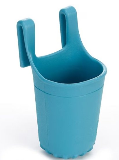 (image for) Blue Beach Bag Cup & Yeti Holder Accessory compatible Bevy Boggs, Simply Southern & Our Brand - Click Image to Close