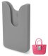 (image for) Gray Phone Holder Molded Beach Bag Accessory Compatible Boggs, Simply Southern & Our Brand