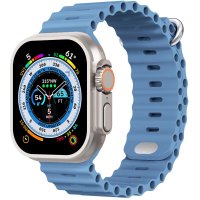 (image for) Blue Apple Ocean Silicone Bands 42mm 44mm 45mm 49mm