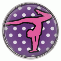 (image for) Snap Glass Jewelry - Sport Gymnastic