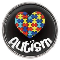 (image for) Snap Glass Jewelry - Autism