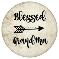 (image for) Snap Jewelry Enamel Ceramic - Blessed Grandma