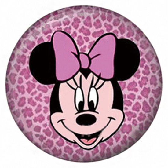 (image for) Snap Jewelry Ceramic Minnie Mouse Pink Bow fits Ginger Snaps - Click Image to Close