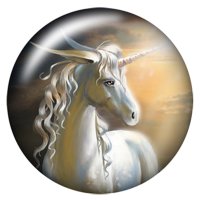 (image for) Snap Jewelry Enamel Ceramic - Unicorn