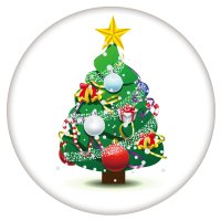 (image for) Snap Jewelry Enamel Ceramic - Christmas Tree