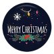 (image for) Snap Jewelry Enamel Ceramic - Merry Christmas Night Scene