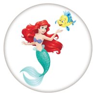 (image for) Snap Jewelry Enamel Ceramic - Princess Ariel & Flounder Kids