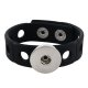 (image for) Children Shoe Charm & Snap Bracelet Black fits 18mm & Jibbitz