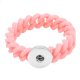 (image for) Children Snap Bracelet Silicone Pink fits 18-20mm Ginger Snap