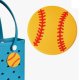 (image for) Softball Bag Charm for Our Beach Bags Jumbo Charms Compatible for Bogg, Simply Southern