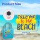 (image for) Take Me to Beach Bag Charm Compatible for Bogg, Simply Southern & Other Major Brands