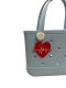 (image for) Heartbeat Bag Charm Compatible for Bogg, Simply Southern & Other Major Brands