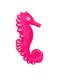 (image for) Seahorse Pink Bag Charm Compatible for Bogg, Simply Southern & Other Major Brands