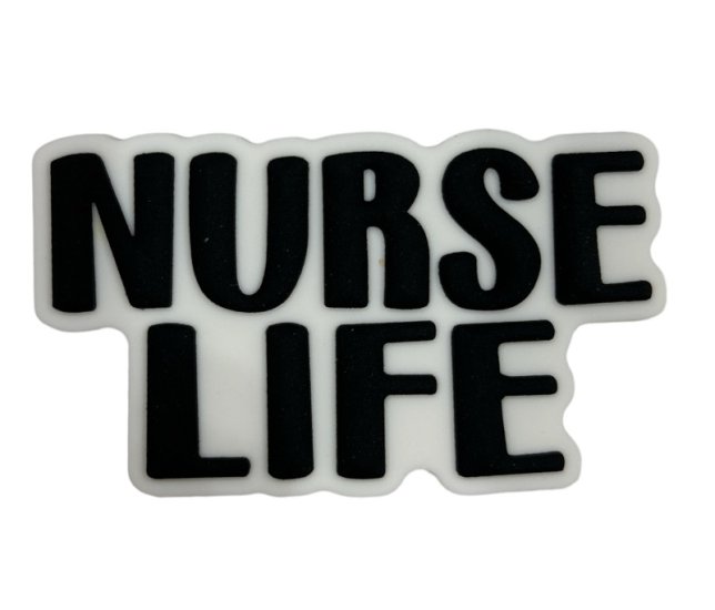 (image for) Nurse Life Bag Charm Compatible for Bogg, Simply Southern & Other Major Brands - Click Image to Close