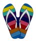 (image for) Flip Flops Colorful Bag Charm Compatible for Bogg, Simply Southern & Other Major Brands