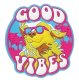 (image for) Good Vibes Dog Bag Charm Compatible for Bogg, Simply Southern & Other Major Brands