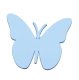 (image for) Butterfly Blue Bag Charm Compatible for Bogg, Simply Southern & Other Major Brands