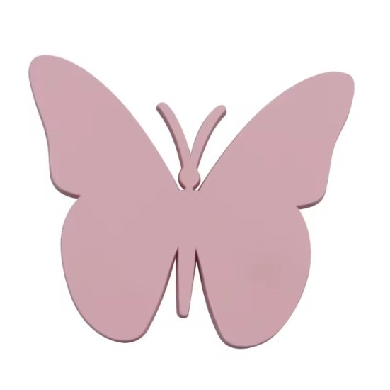 (image for) Butterfly Pink Bag Charm Compatible for Bogg, Simply Southern & Other Major Brands - Click Image to Close