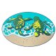 (image for) Sea Turtles Beach Bag Charm Compatible for Bogg, Simply Southern & Other Major Brands