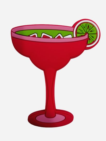 (image for) Margarita Cocktail Drink Bag Charm Compatible for Bogg, Simply Southern & Other Major Brands - Click Image to Close