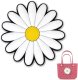 (image for) Daisy Flower Bag Charm Compatible for Bogg, Simply Southern & Other Major Brands