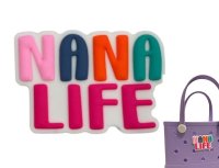 (image for) Nana Life Bag Charm Compatible for Bogg, Simply Southern & Other Major Brands