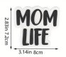 (image for) Mom Life Bag Charm Compatible for Bogg, Simply Southern & Other Major Brands