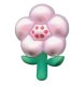 (image for) Pink Flower Stem Bag Charm Compatible for Bogg, Simply Southern & Other Major Brands