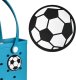 (image for) Soccer Ball Bag Charm Compatible for Bogg, Simply Southern & Other Major Brands