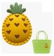 (image for) Pineapple Bag Charm Compatible for Bogg, Simply Southern & Other Major Brands