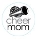 (image for) Cheer Mom Round Bag Charm Compatible for Bogg, Simply Southern & Other Major Brands