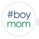 (image for) Boy Mom Round Bag Charm Compatible for Bogg, Simply Southern & Other Major Brands