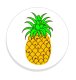 (image for) Pineapple Round Bag Charm Compatible for Bogg, Simply Southern & Other Major Brands