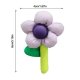 (image for) 3D Lilac Fabric Flower Charm for Our Beach Bags Jumbo Charms Compatible for bogg, Simply Southern