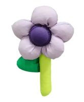 (image for) 3D Lilac Fabric Flower Charm for Our Beach Bags Jumbo Charms Compatible for bogg, Simply Southern