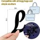 (image for) L - Letter Monogram Charm for Our Beach Bags Jumbo Charms Compatible for bogg, Simply Southern