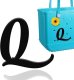 (image for) Q - Letter Monogram Charm for Our Beach Bags Jumbo Charms Compatible for bogg, Simply Southern