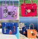 (image for) W - Letter Monogram Charm for Our Beach Bags Jumbo Charms Compatible for bogg, Simply Southern