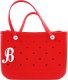 (image for) B - Letter Monogram Charm for Our Beach Bags Jumbo Charms Compatible for bogg, Simply Southern