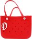 (image for) D - Letter Monogram Charm for Our Beach Bags Jumbo Charms Compatible for bogg, Simply Southern