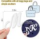 (image for) M - Letter Monogram Charm for Our Beach Bags Jumbo Charms Compatible for bogg, Simply Southern