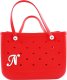 (image for) N - Letter Monogram Charm for Our Beach Bags Jumbo Charms Compatible for bogg, Simply Southern