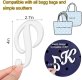 (image for) P - Letter Monogram Charm for Our Beach Bags Jumbo Charms Compatible for bogg, Simply Southern