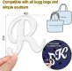 (image for) R - Letter Monogram Charm for Our Beach Bags Jumbo Charms Compatible for bogg, Simply Southern