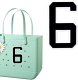 (image for) 6 Six Charm for Our Beach Bags Jumbo Charms Compatible for bogg, Simply Southern